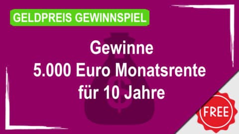 Gratis NKL Extra Joker Los: Bis zu 5.000 € monatlich für 10 Jahre - Gutscheincode EXTRA25