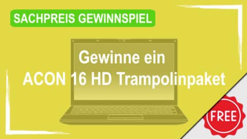 Gewinne ein ACON 16 HD Trampolinpaket