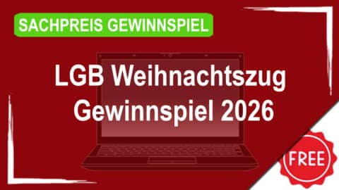 LGB Weihnachtszug Gewinnspiel 2026
